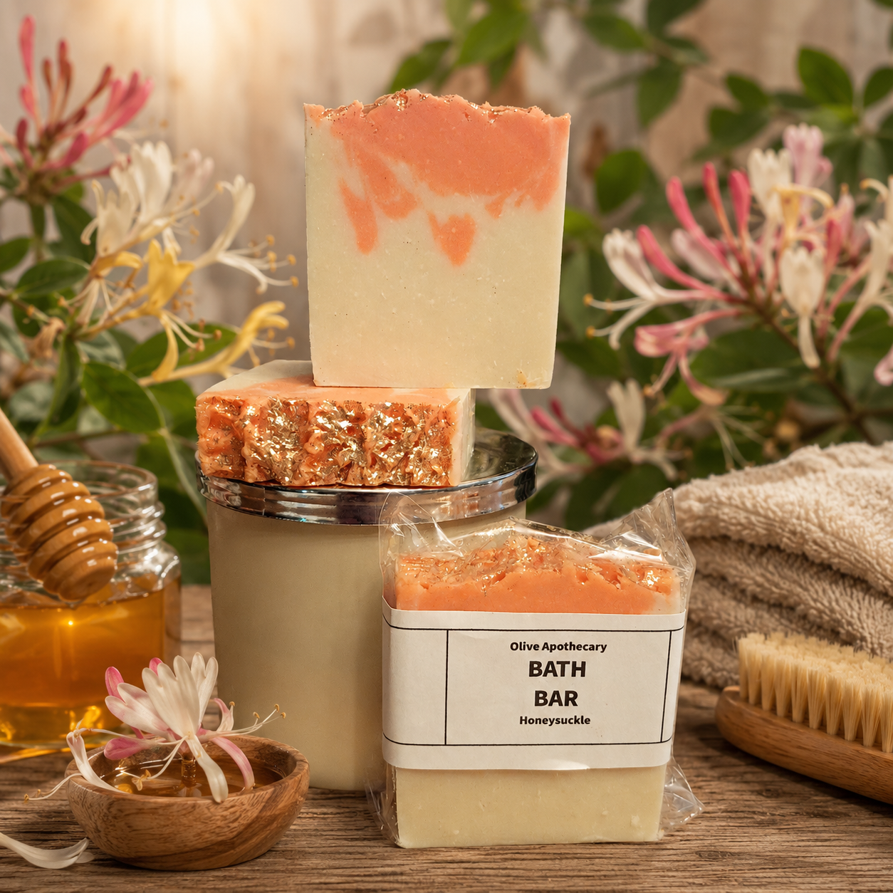 Honeysuckle Bath Bar